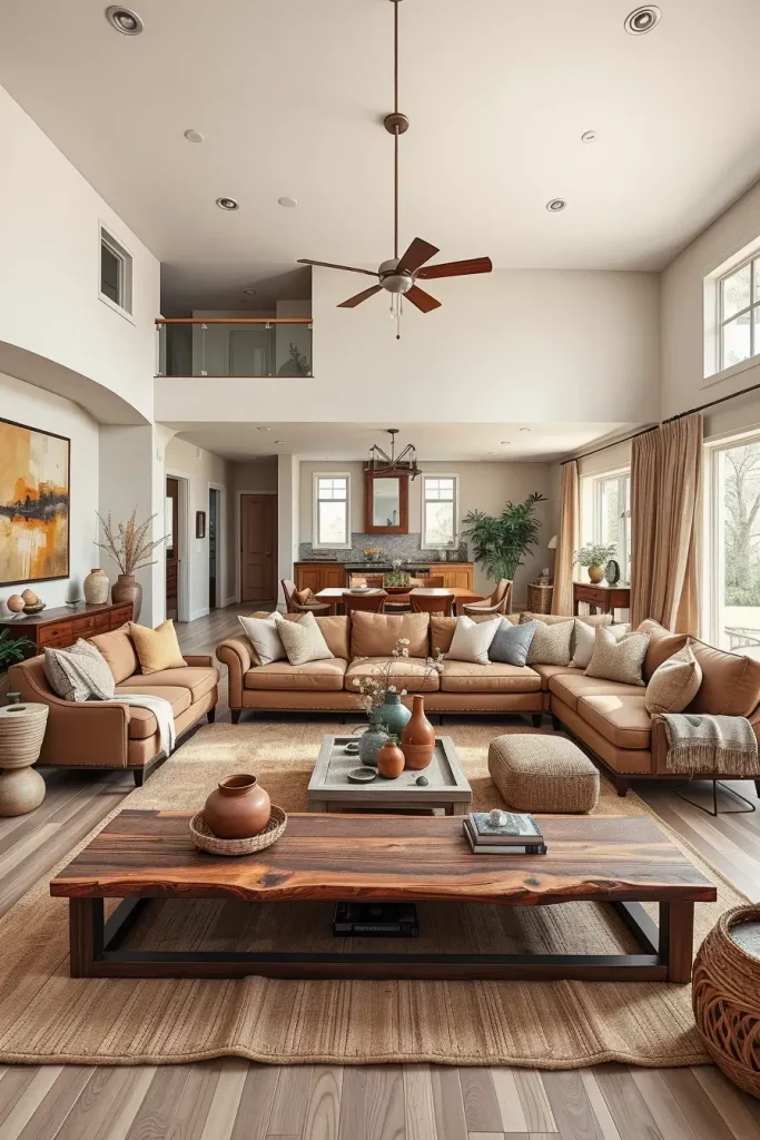 64 Earth-Tone Living Room Ideas for a Warm and Natural Home