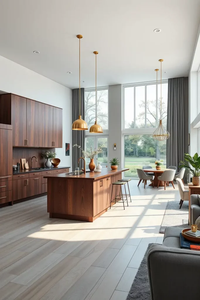 66 Cherry Coded Accents for Open-Plan Houses: Elegant Design Ideas