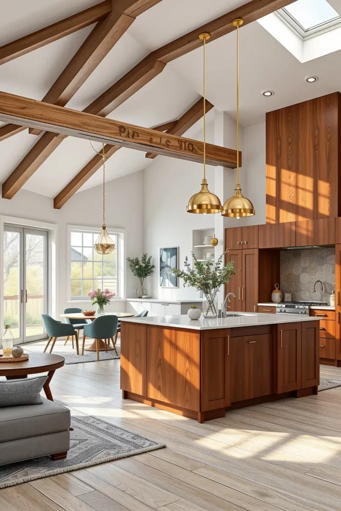 66 Cherry Coded Accents for Open-Plan Houses: Elegant Design Ideas