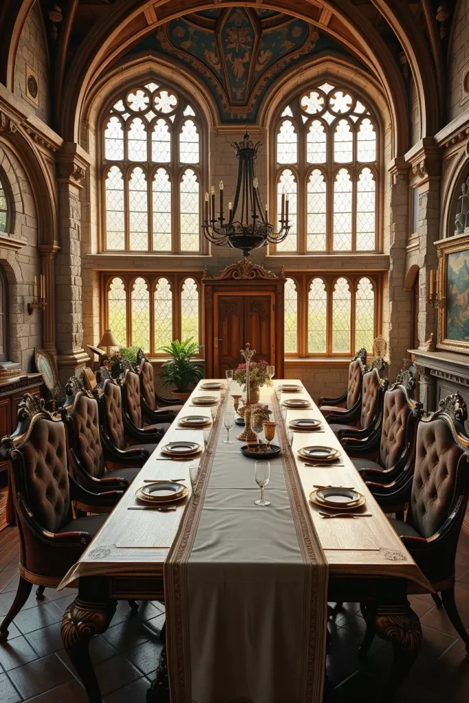 63 Castlecore Kitchen and Dining Room Inspiration Ideas for Timeless Medieval Elegance
