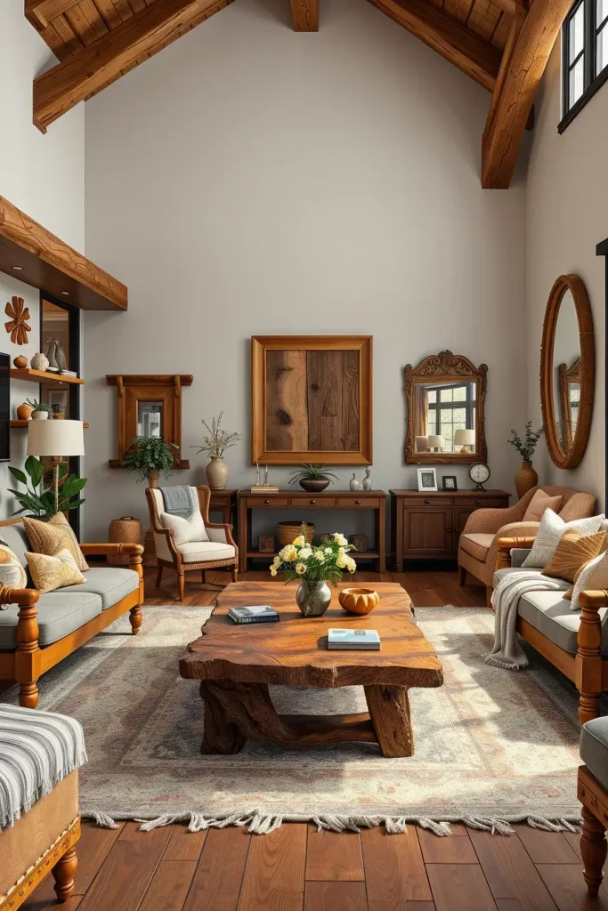 64 Warm Rustic Living Room Ideas for a Cozy and Inviting Home