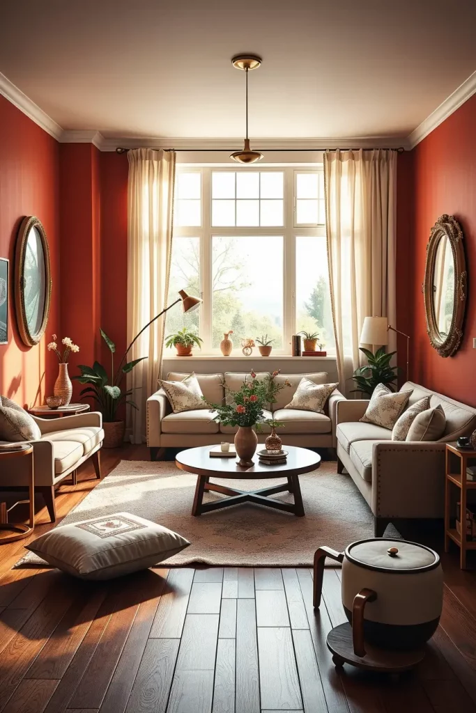 64 Cherry Coded Living Room Color Palette Ideas for Modern Interiors