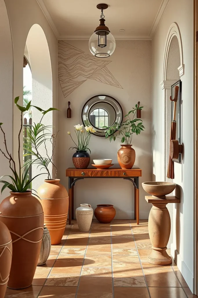 65 Earthy Hallway Styling Tips to Create a Warm and Natural Entryway