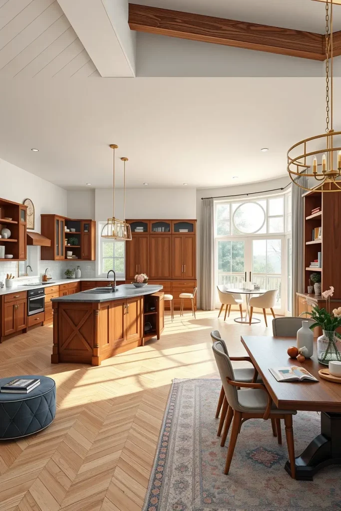 66 Cherry Coded Accents for Open-Plan Houses: Elegant Design Ideas