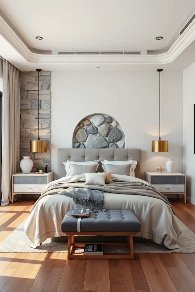 62 Modern Bedroom Design With Natural Materials for a Cozy and Stylish Space