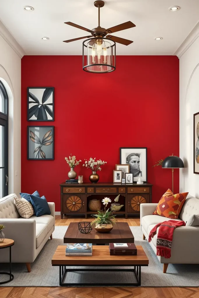 64 Cherry Coded Living Room Color Palette Ideas for Modern Interiors