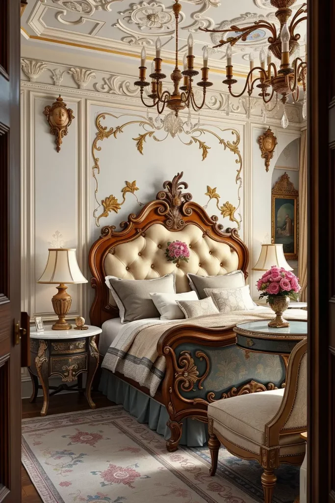 64 Rococo Revival Bedroom Furniture Ideas for Timeless Elegance