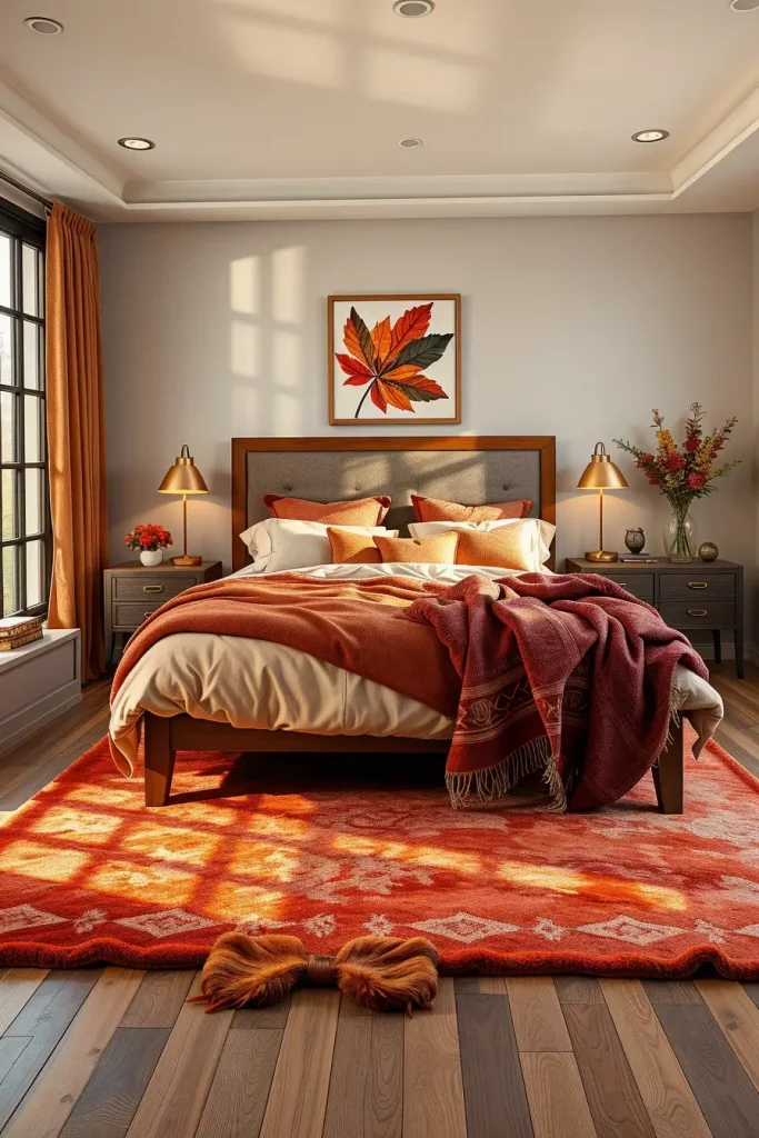65 Autumn Bedroom Design Inspiration for a Cozy and Stylish Fall Retreat