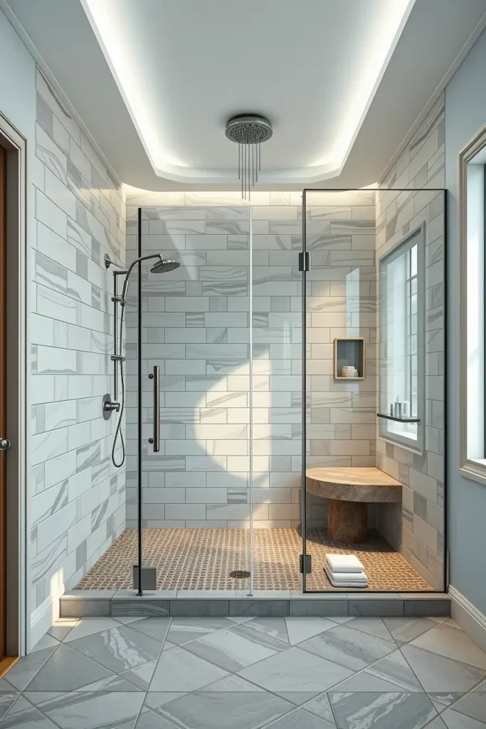 64 Curved Bathroom Decor Ideas to Transform Your Space with Soft Geometry
