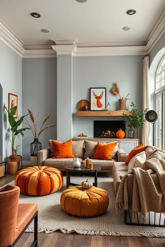64 Modern Fall Living Room Colors to Refresh Your Space This Season
