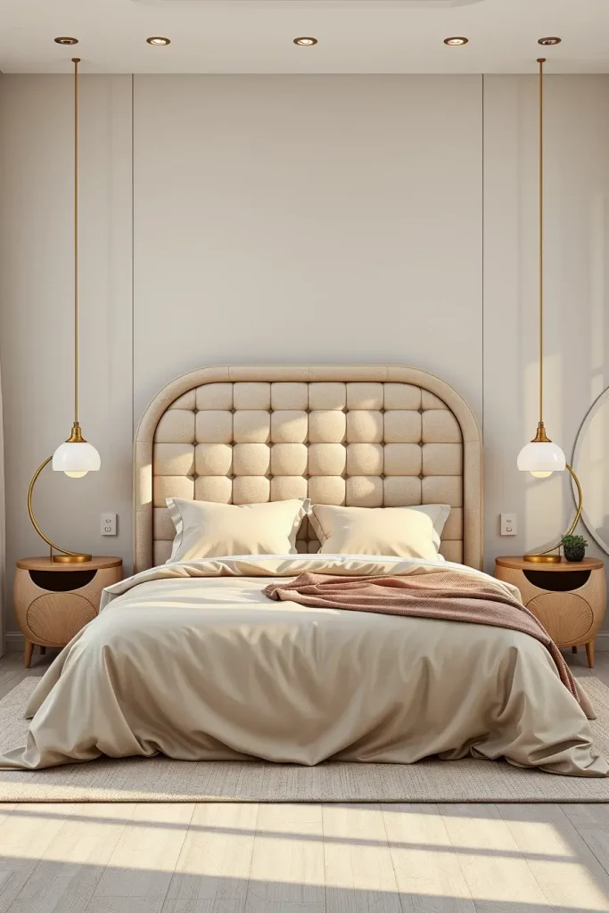 62 Bedroom With Organic Shapes And Natural Tones: Calming Design Ideas