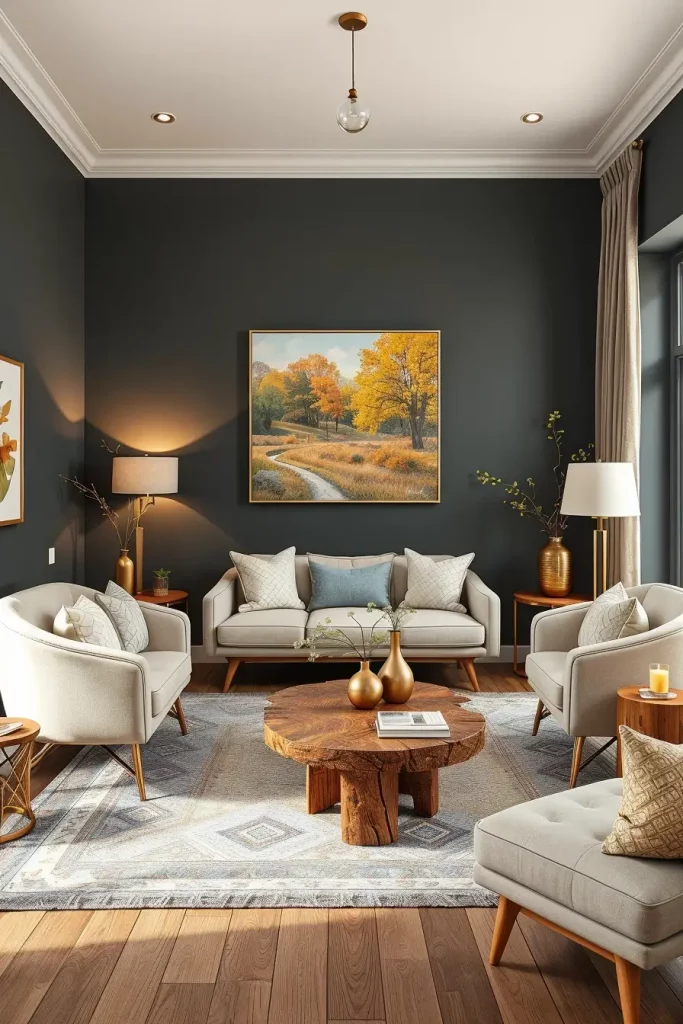 64 Modern Fall Living Room Colors to Refresh Your Space This Season