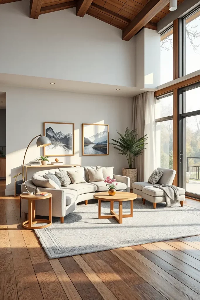 63 Curved Living Room Furniture Ideas for Stylish and Modern Interiors