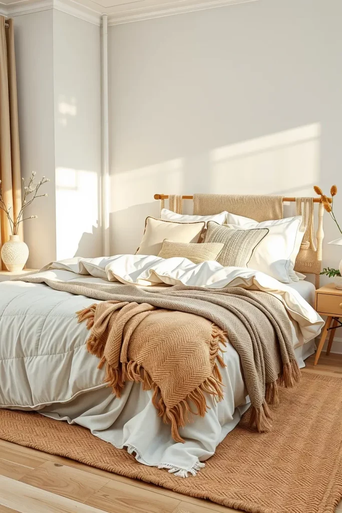 62 Bedroom With Organic Shapes And Natural Tones: Calming Design Ideas