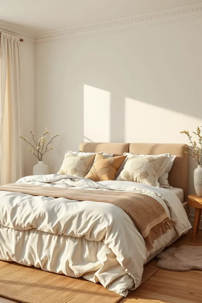 62 Bedroom With Organic Shapes And Natural Tones: Calming Design Ideas