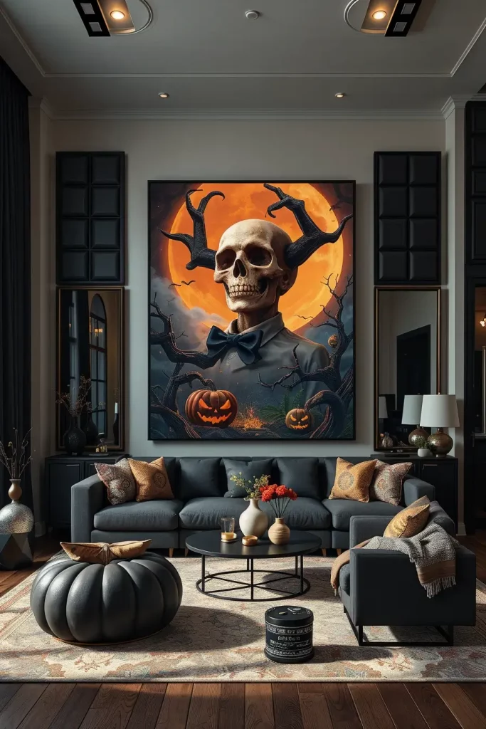 64 Halloween Living Room Decor Ideas 2025 for a Stylish and Spooky Interior