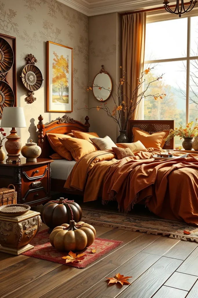 65 Autumn Bedroom Design Inspiration for a Cozy and Stylish Fall Retreat