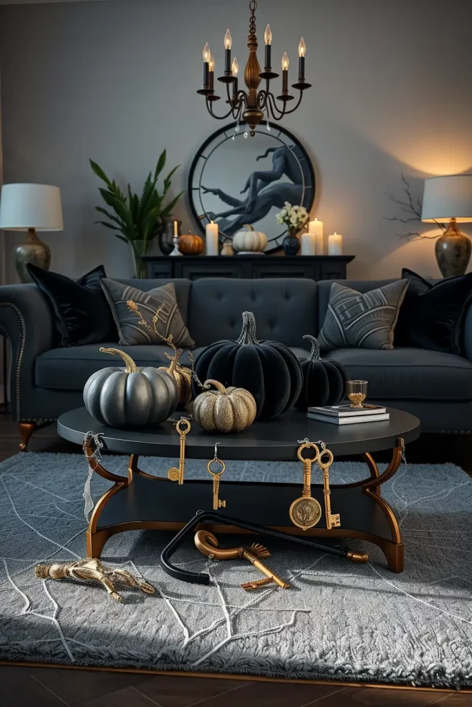 64 Halloween Living Room Decor Ideas 2025 for a Stylish and Spooky Interior