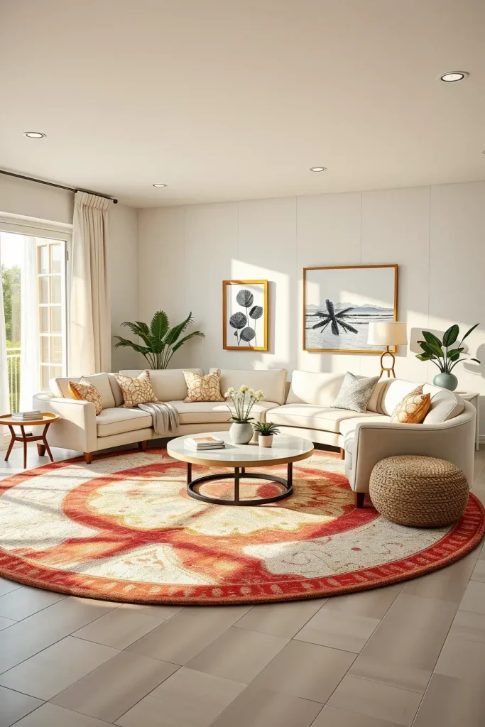 63 Curved Living Room Furniture Ideas for Stylish and Modern Interiors