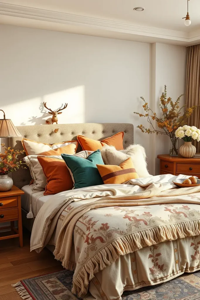 65 Autumn Bedroom Design Inspiration for a Cozy and Stylish Fall Retreat