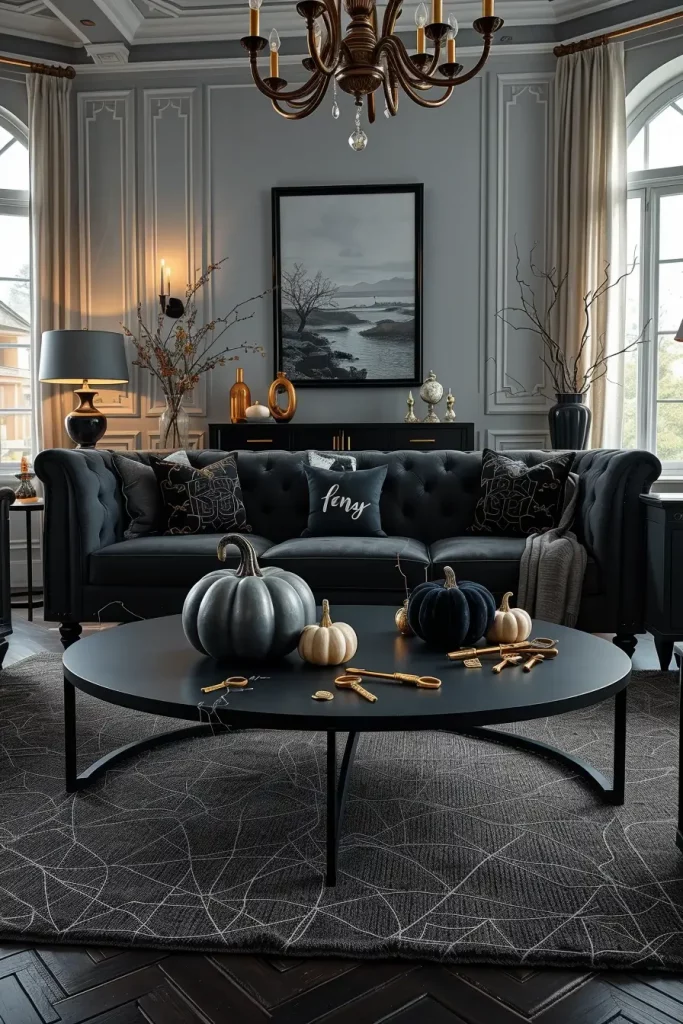 64 Halloween Living Room Decor Ideas 2025 for a Stylish and Spooky Interior