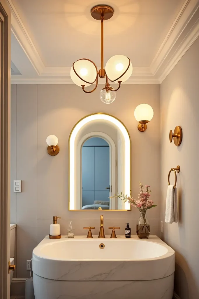 64 Curved Bathroom Decor Ideas to Transform Your Space with Soft Geometry