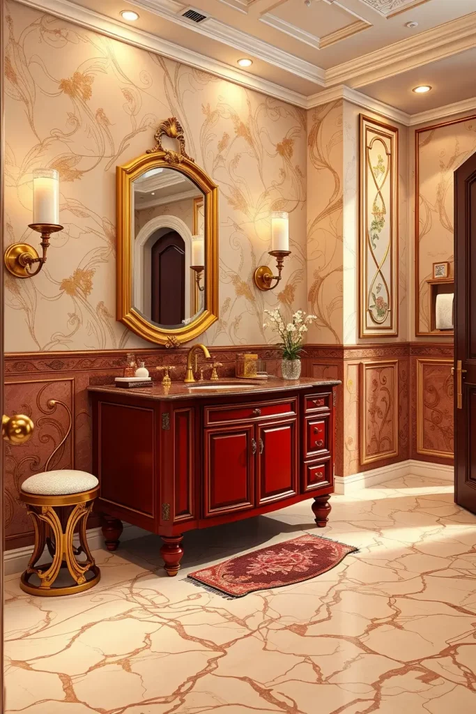 63 Red Accents in the Bathroom: Stylish Ideas for a Bold and Modern Space