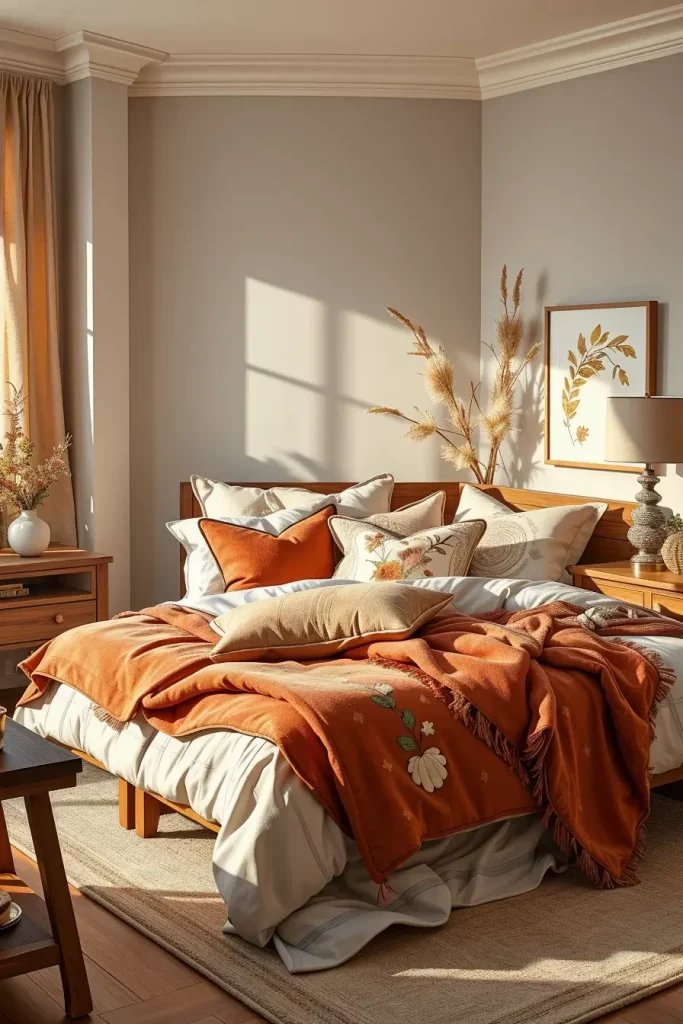 65 Autumn Bedroom Design Inspiration for a Cozy and Stylish Fall Retreat