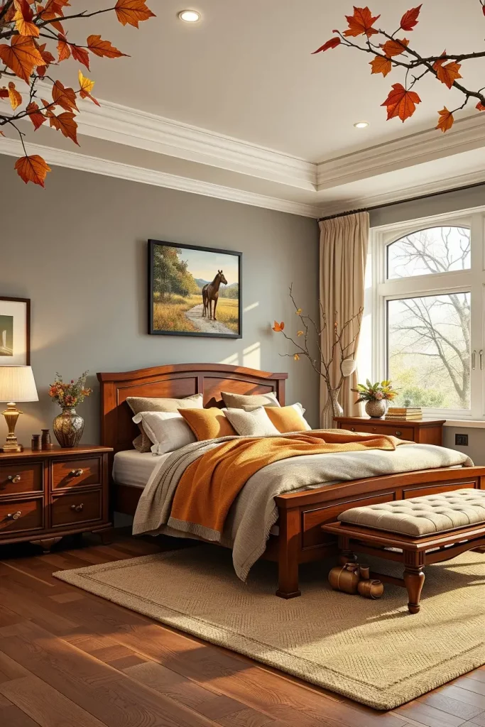 65 Autumn Bedroom Design Inspiration for a Cozy and Stylish Fall Retreat