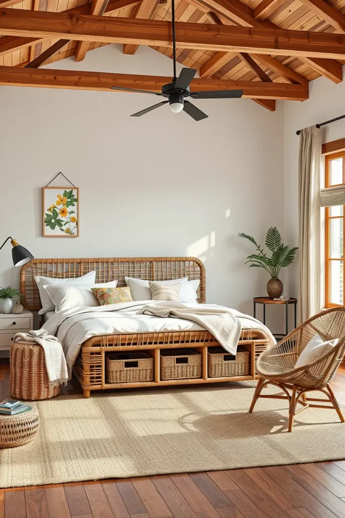 62 Bedroom With Organic Shapes And Natural Tones: Calming Design Ideas