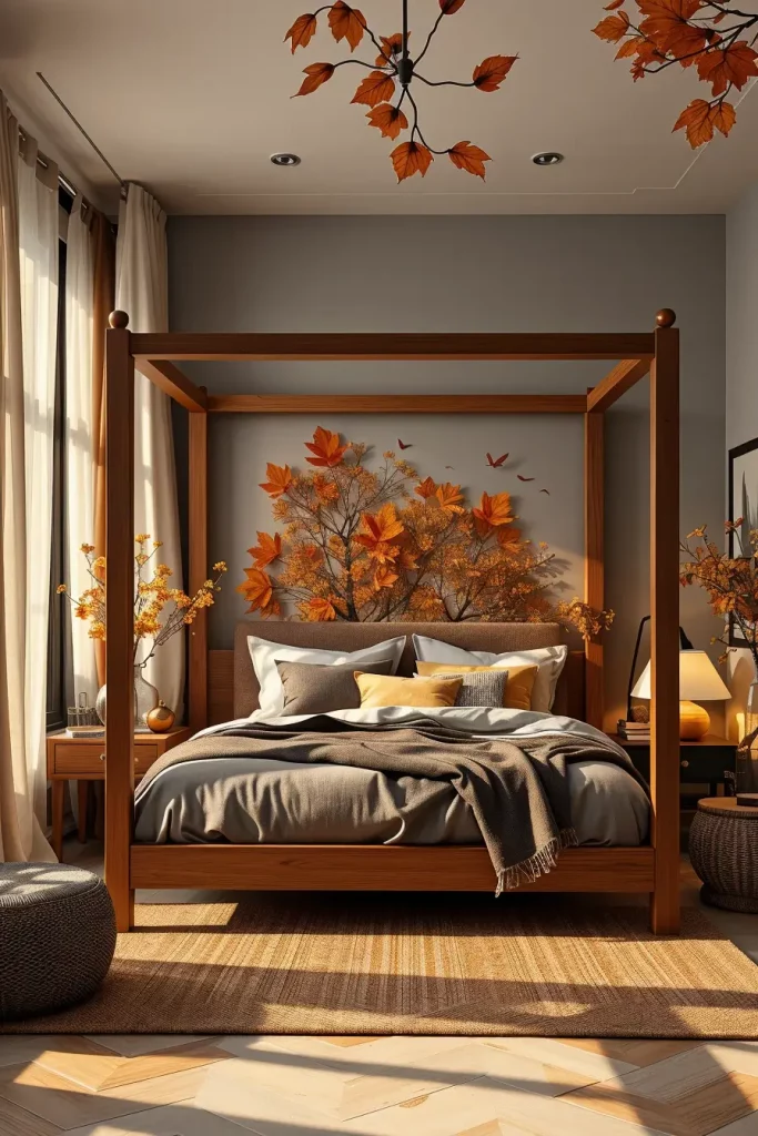 65 Autumn Bedroom Design Inspiration for a Cozy and Stylish Fall Retreat