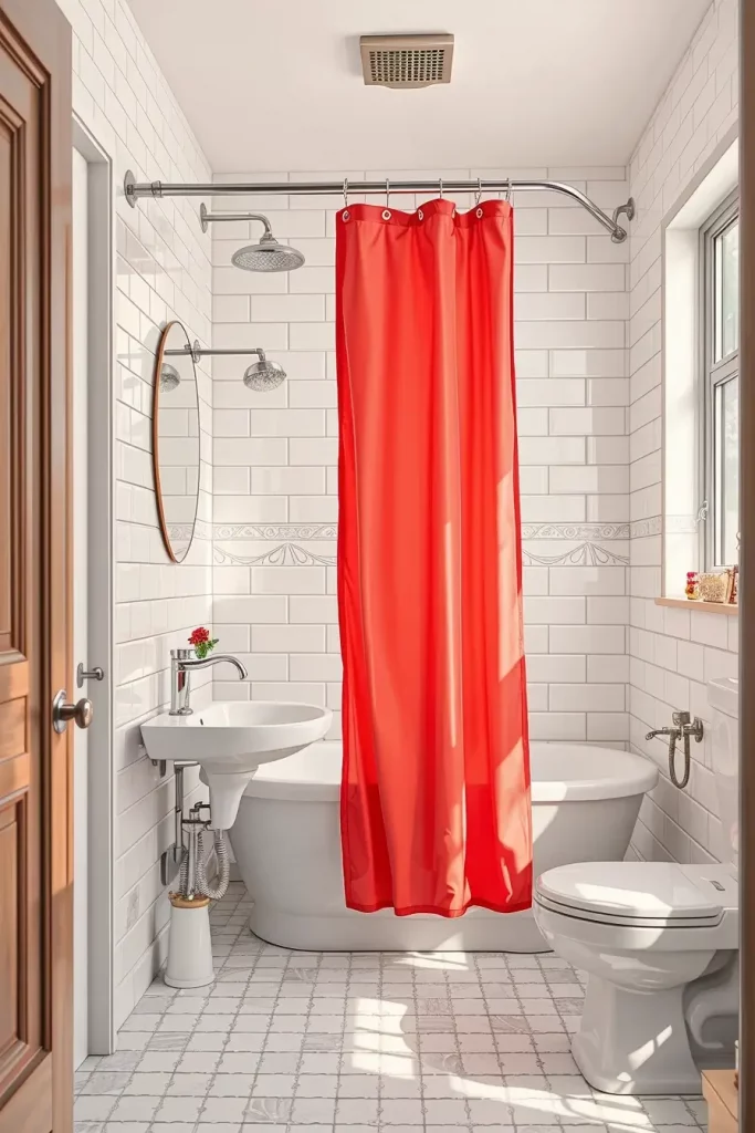 63 Red Accents in the Bathroom: Stylish Ideas for a Bold and Modern Space