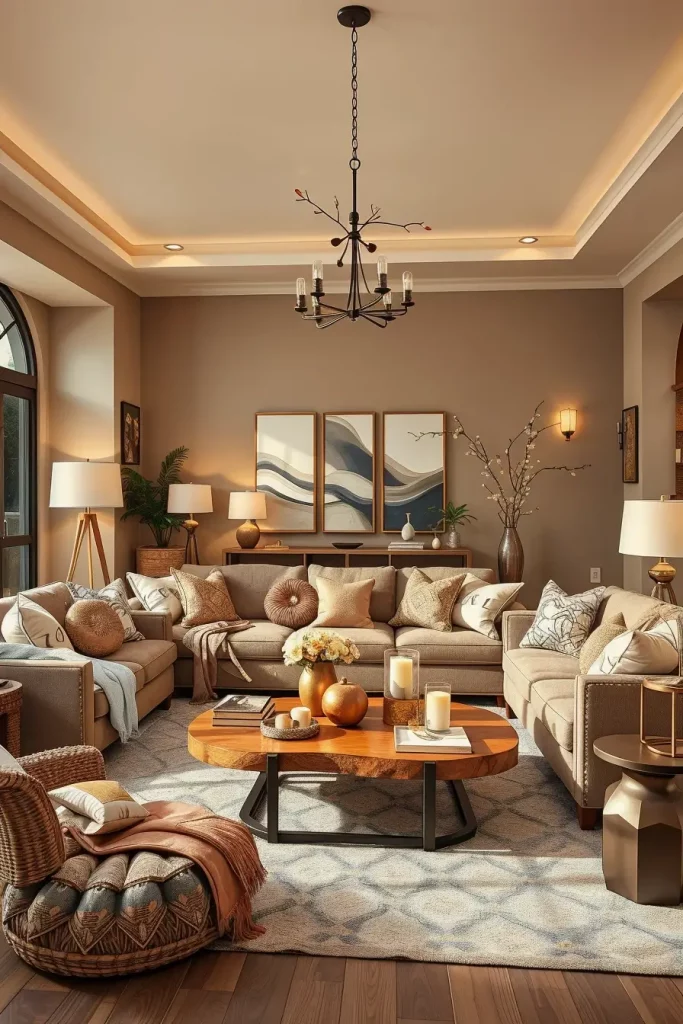 64 Modern Fall Living Room Colors to Refresh Your Space This Season