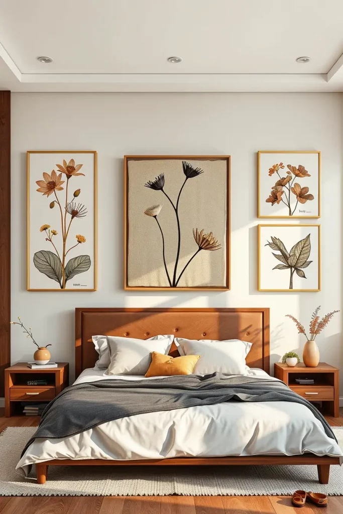 62 Bedroom With Organic Shapes And Natural Tones: Calming Design Ideas