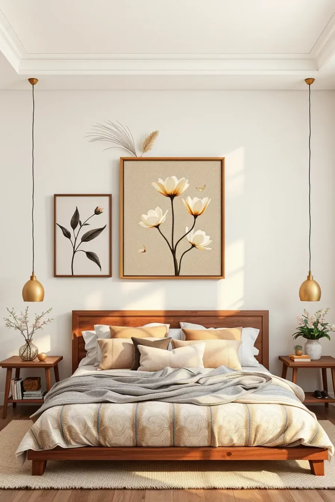 62 Bedroom With Organic Shapes And Natural Tones: Calming Design Ideas