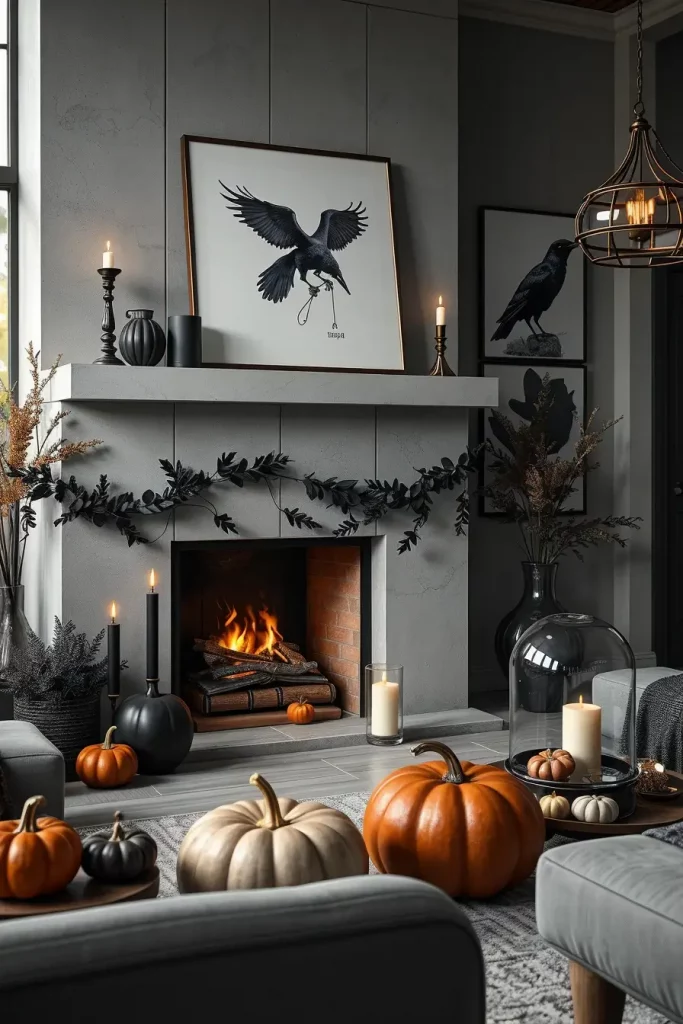 64 Halloween Living Room Decor Ideas 2025 for a Stylish and Spooky Interior