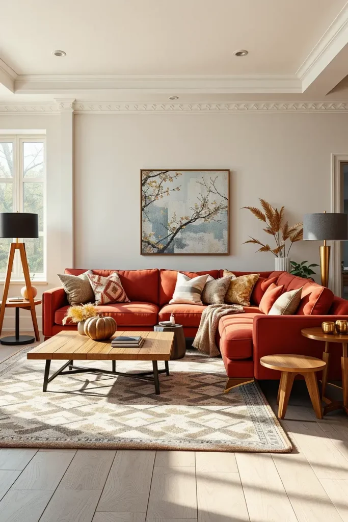 64 Modern Fall Living Room Colors to Refresh Your Space This Season