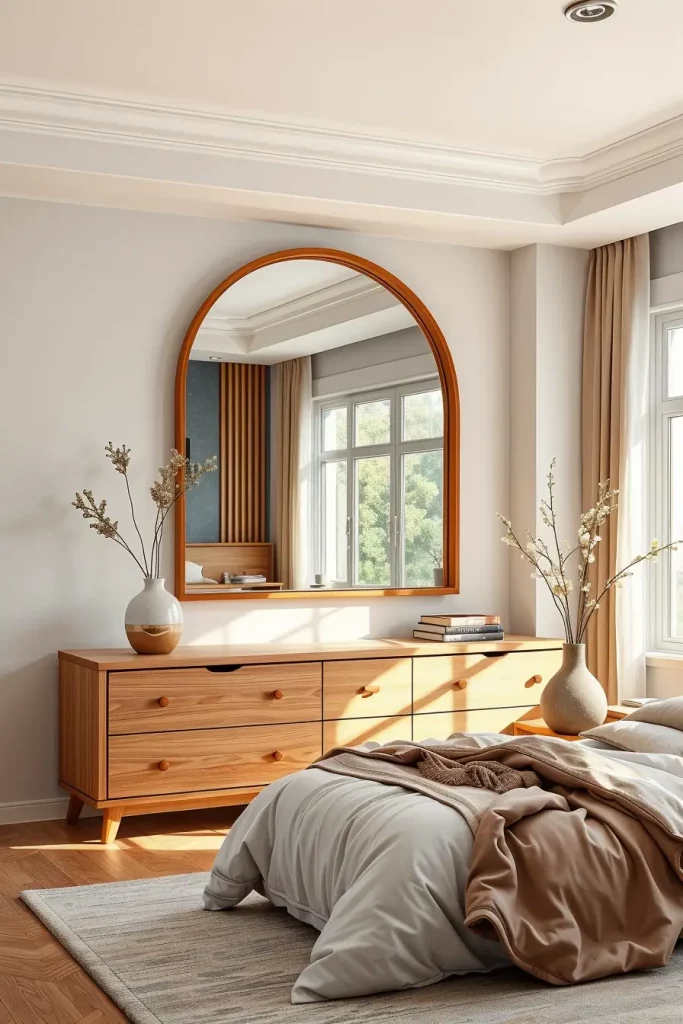 62 Bedroom With Organic Shapes And Natural Tones: Calming Design Ideas