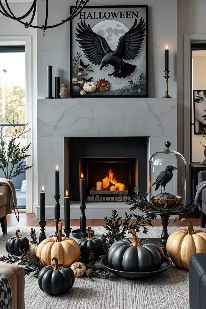 64 Halloween Living Room Decor Ideas 2025 for a Stylish and Spooky Interior