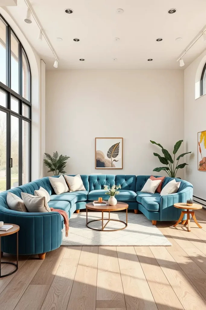 63 Curved Living Room Furniture Ideas for Stylish and Modern Interiors