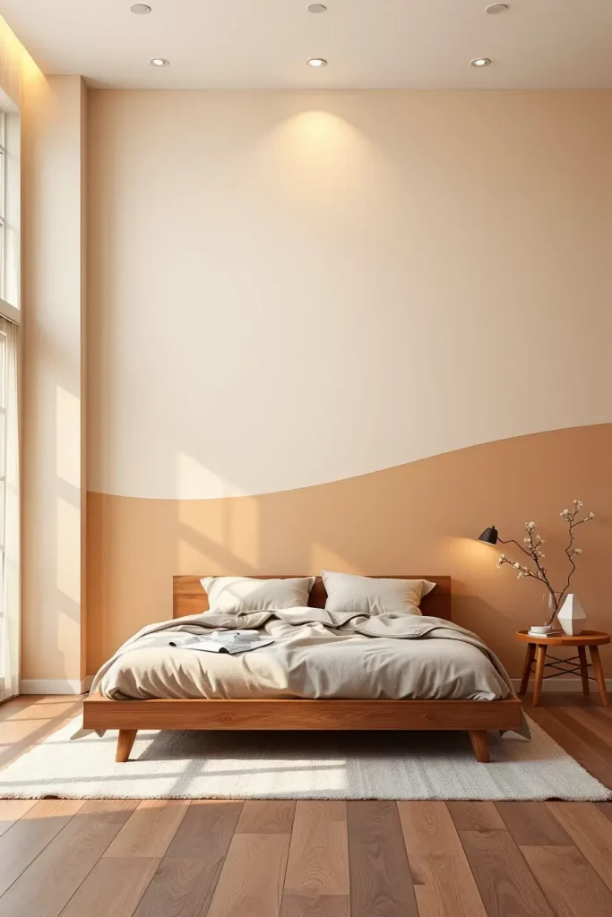 62 Bedroom With Organic Shapes And Natural Tones: Calming Design Ideas