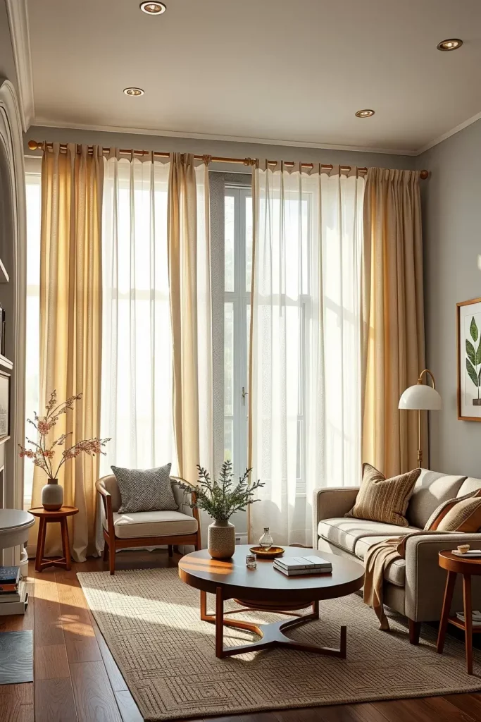 64 Living Room With Organic Shapes and Natural Tones: Stylish and Cozy Ideas