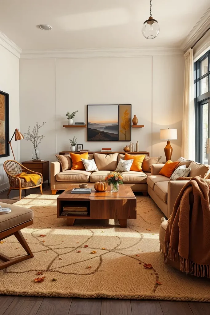 64 Modern Fall Living Room Colors to Refresh Your Space This Season