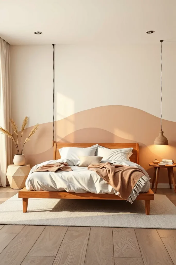 62 Bedroom With Organic Shapes And Natural Tones: Calming Design Ideas