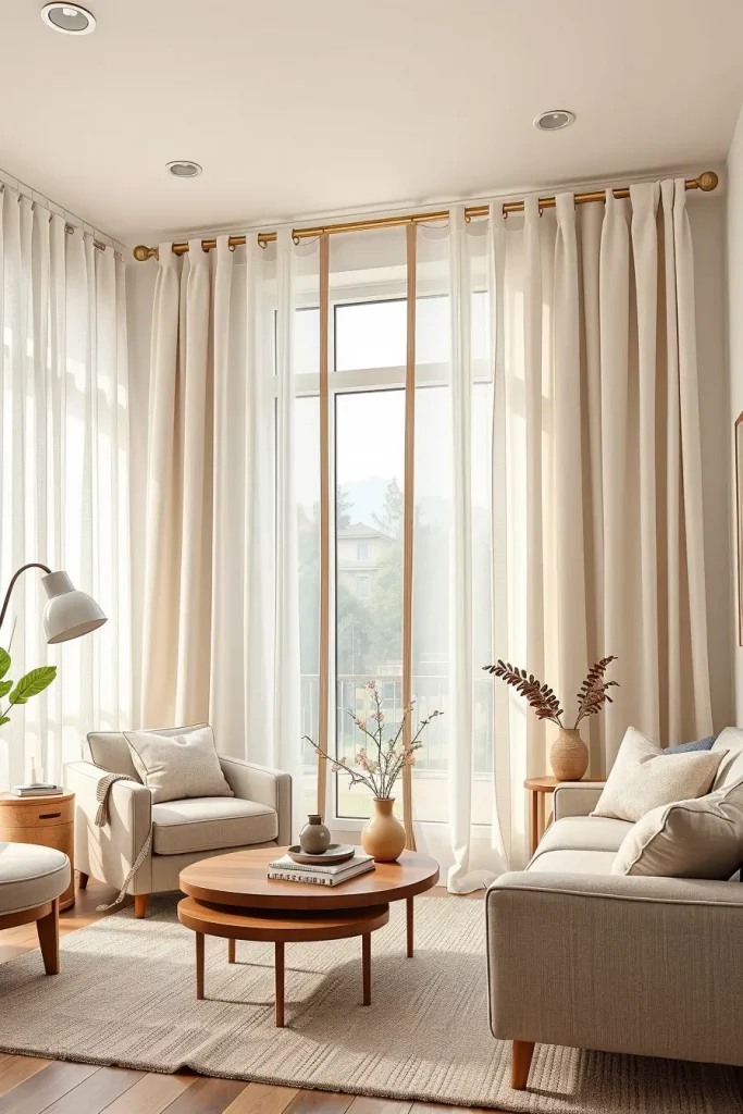 64 Living Room With Organic Shapes and Natural Tones: Stylish and Cozy Ideas