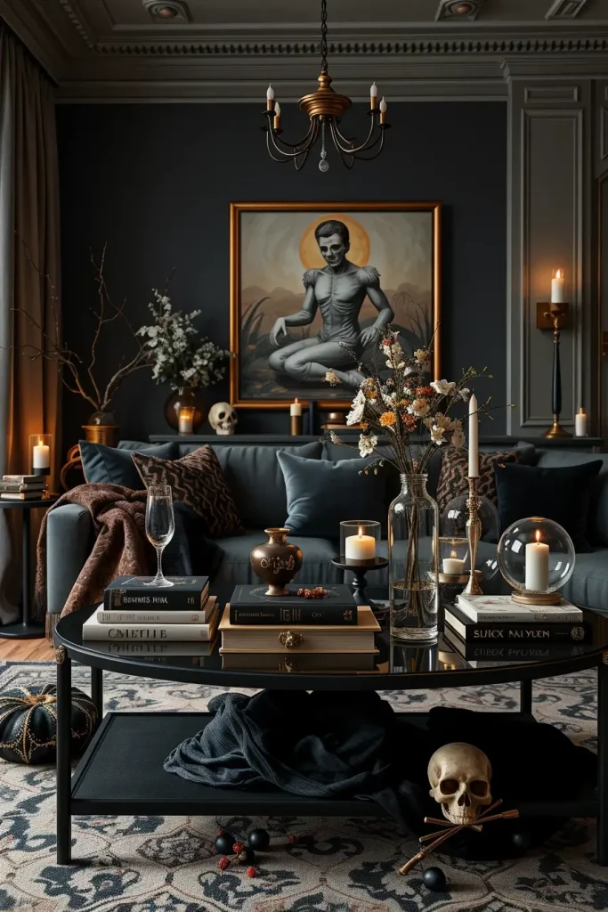 64 Halloween Living Room Decor Ideas 2025 for a Stylish and Spooky Interior