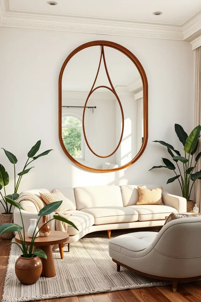 64 Living Room With Organic Shapes and Natural Tones: Stylish and Cozy Ideas