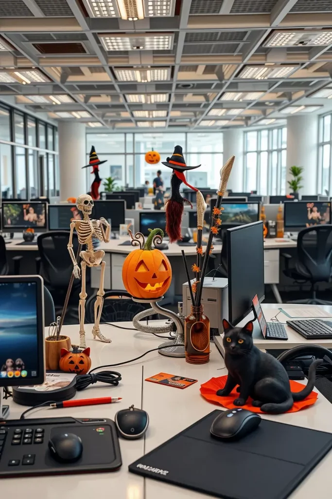 65 Office Halloween Decorations Ideas 2025: Stylish, Comical, and Modern Decor for Contemporary Workspaces