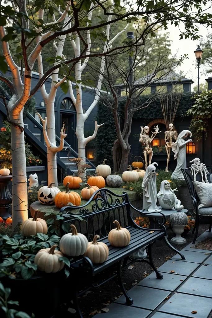64 Trendy Halloween Garden Ideas 2025: Stylish & Spooky Outdoor Inspiration