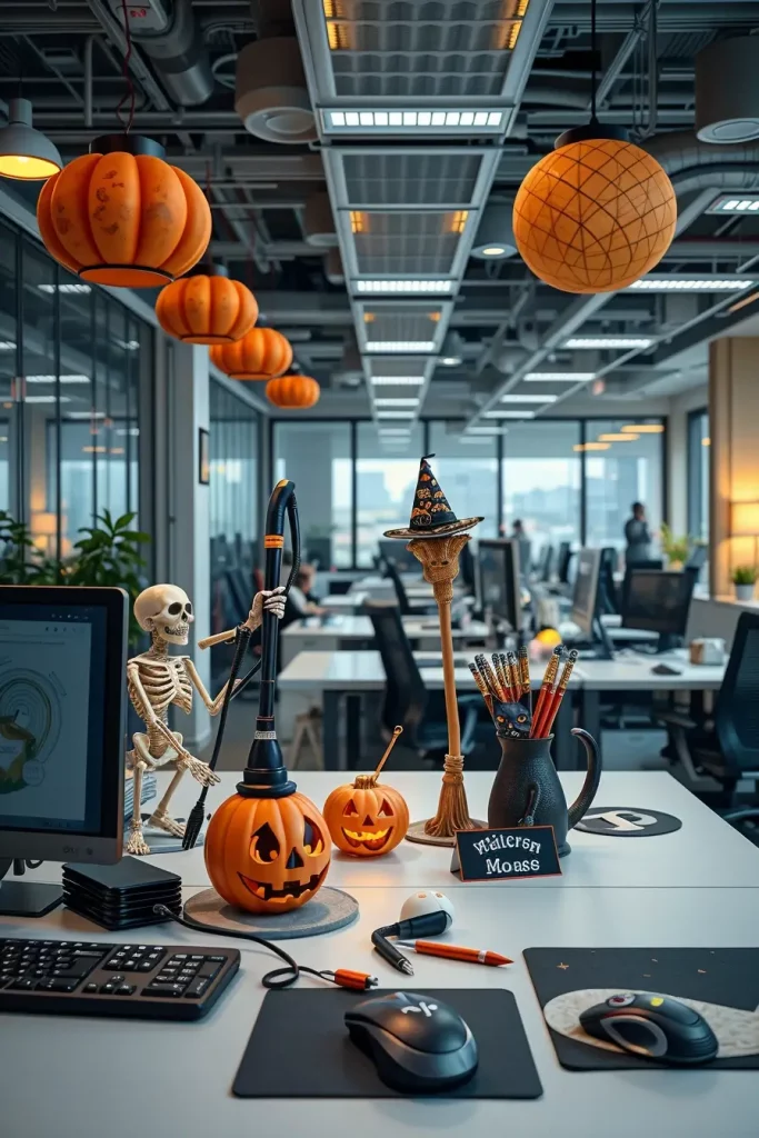 65 Office Halloween Decorations Ideas 2025: Stylish, Comical, and Modern Decor for Contemporary Workspaces
